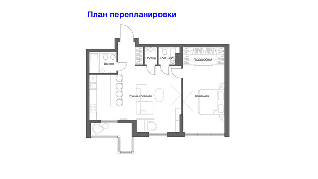 Фото из портфолио Интерьер квартиры – фотографии дизайна интерьеров на INMYROOM