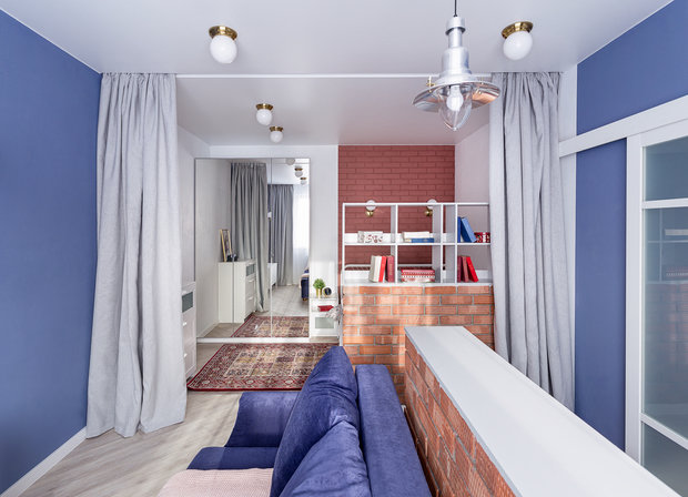 Фото из портфолио 48м2 Neloft Реализация – фотографии дизайна интерьеров на INMYROOM