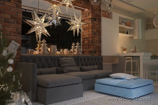 Фото из портфолио Квартира-студия – фотографии дизайна интерьеров на INMYROOM
