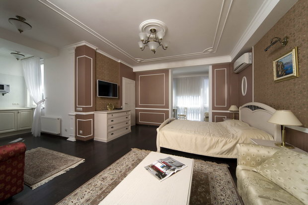 Фото из портфолио Гостиничный номер. г.Ялта – фотографии дизайна интерьеров на INMYROOM