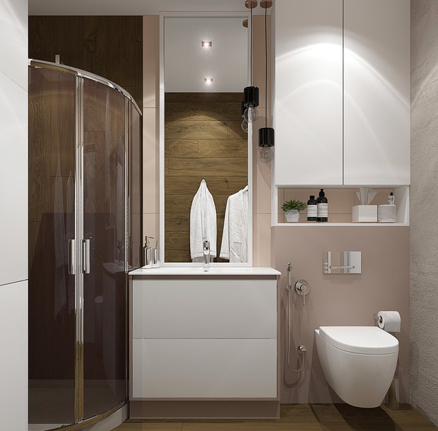 Фото из портфолио SUNNY STUDIO IN THE CITY CENTER – фотографии дизайна интерьеров на INMYROOM