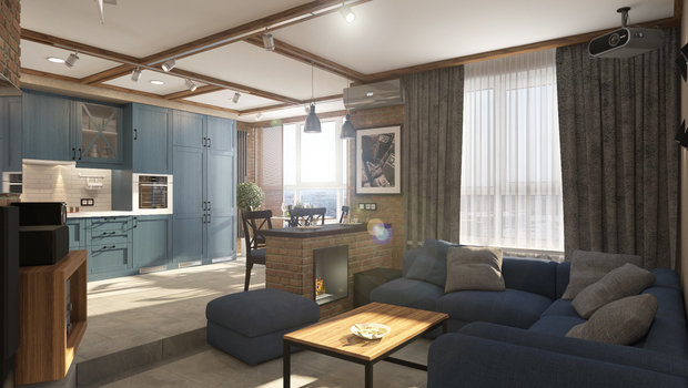 Фото из портфолио Дизайн гостиной – фотографии дизайна интерьеров на INMYROOM