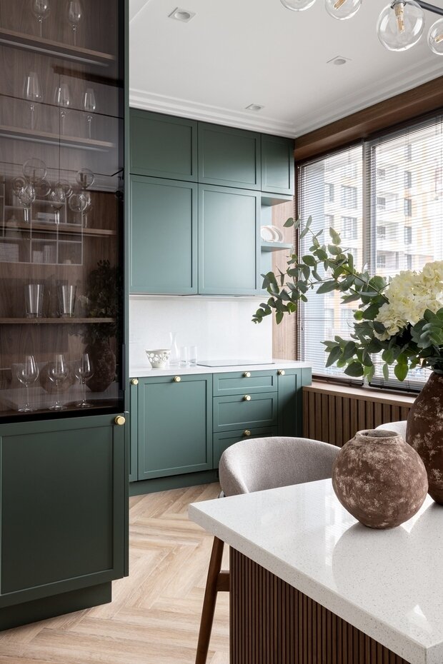 Фотография: Кухня и столовая в стиле Современный, Квартира, Студия, Проект дня, Москва, до 40 метров, Sloyarch – фото на INMYROOM