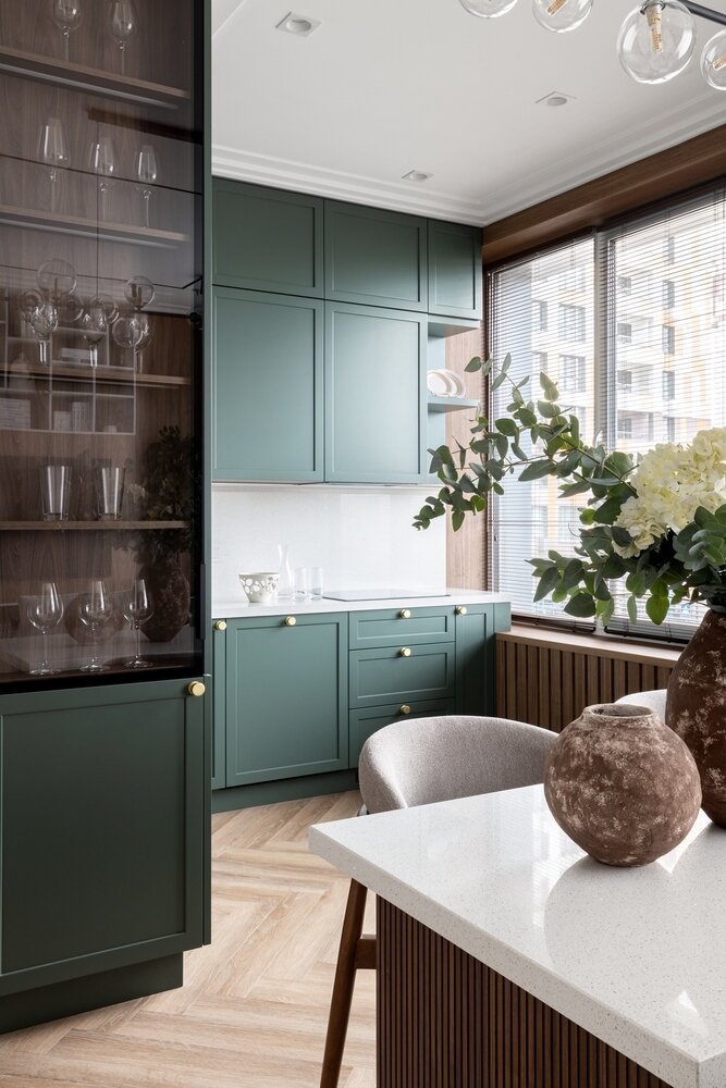 Фотография: Кухня и столовая в стиле Современный, Квартира, Студия, Проект дня, Москва, до 40 метров, Sloyarch – фото на INMYROOM