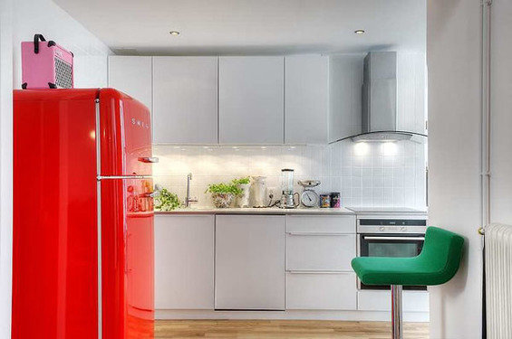 Фотография: Кухня и столовая в стиле Скандинавский, Современный, Хай-тек – фото на INMYROOM