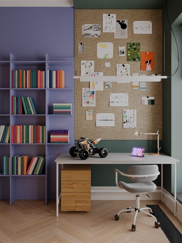 Фотография: Детская в стиле Современный, Квартира, Проект дня, Санкт-Петербург, 4 и больше, Более 90 метров, CHE DESIGN – фото на INMYROOM