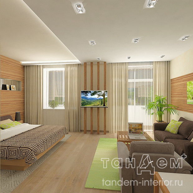 Фото из портфолио Солнечная квартира – фотографии дизайна интерьеров на INMYROOM