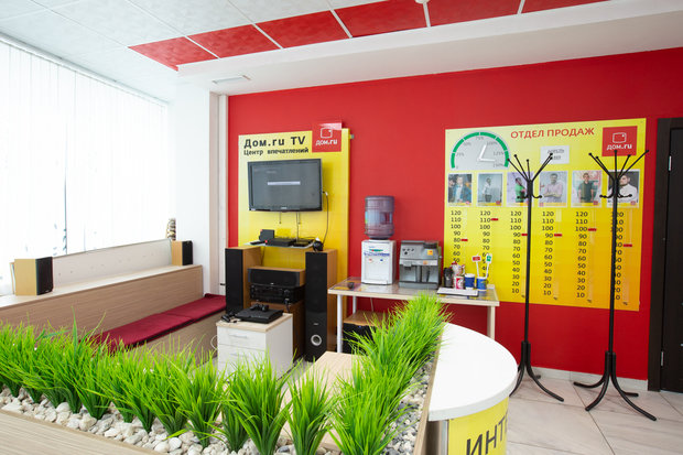 Фото из портфолио офис Дом.ру – фотографии дизайна интерьеров на INMYROOM