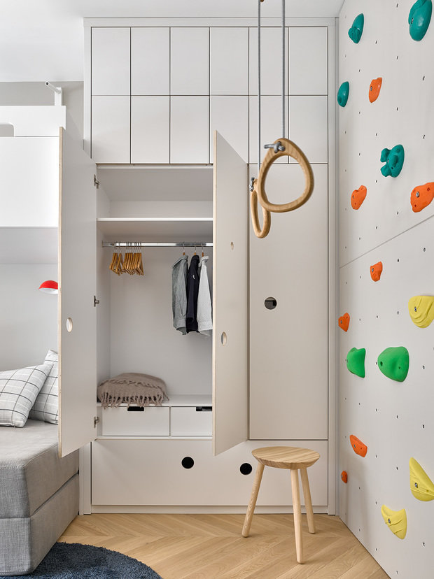 Фотография: Детская в стиле Современный, Минимализм, Квартира, Проект недели, Москва, 3 комнаты, 60-90 метров, Aiya Design – фото на INMYROOM