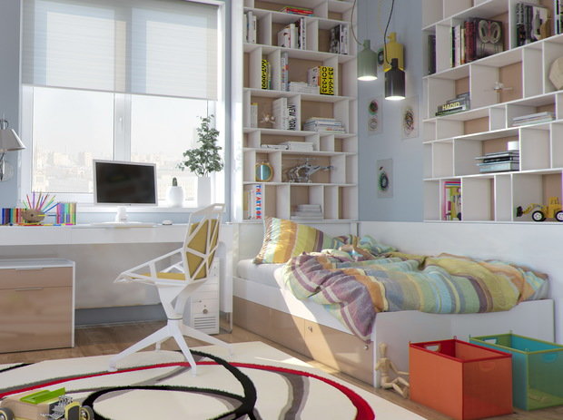 Фото из портфолио Квартира в эко-стиле – фотографии дизайна интерьеров на INMYROOM