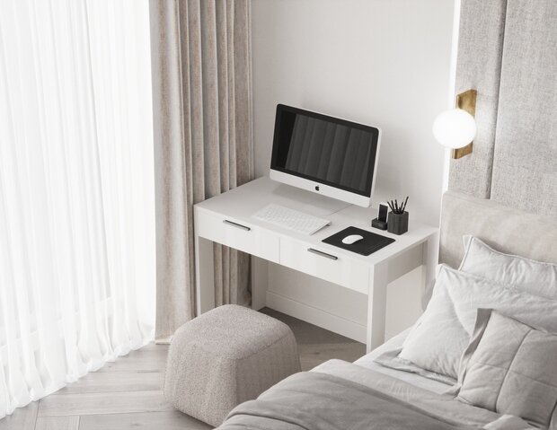 Фото из портфолио Дизайн интерьера квартиры в белом минимализме – фотографии дизайна интерьеров на INMYROOM