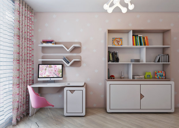 Фото из портфолио Яркая Жемчужина в ЖК Море – фотографии дизайна интерьеров на INMYROOM
