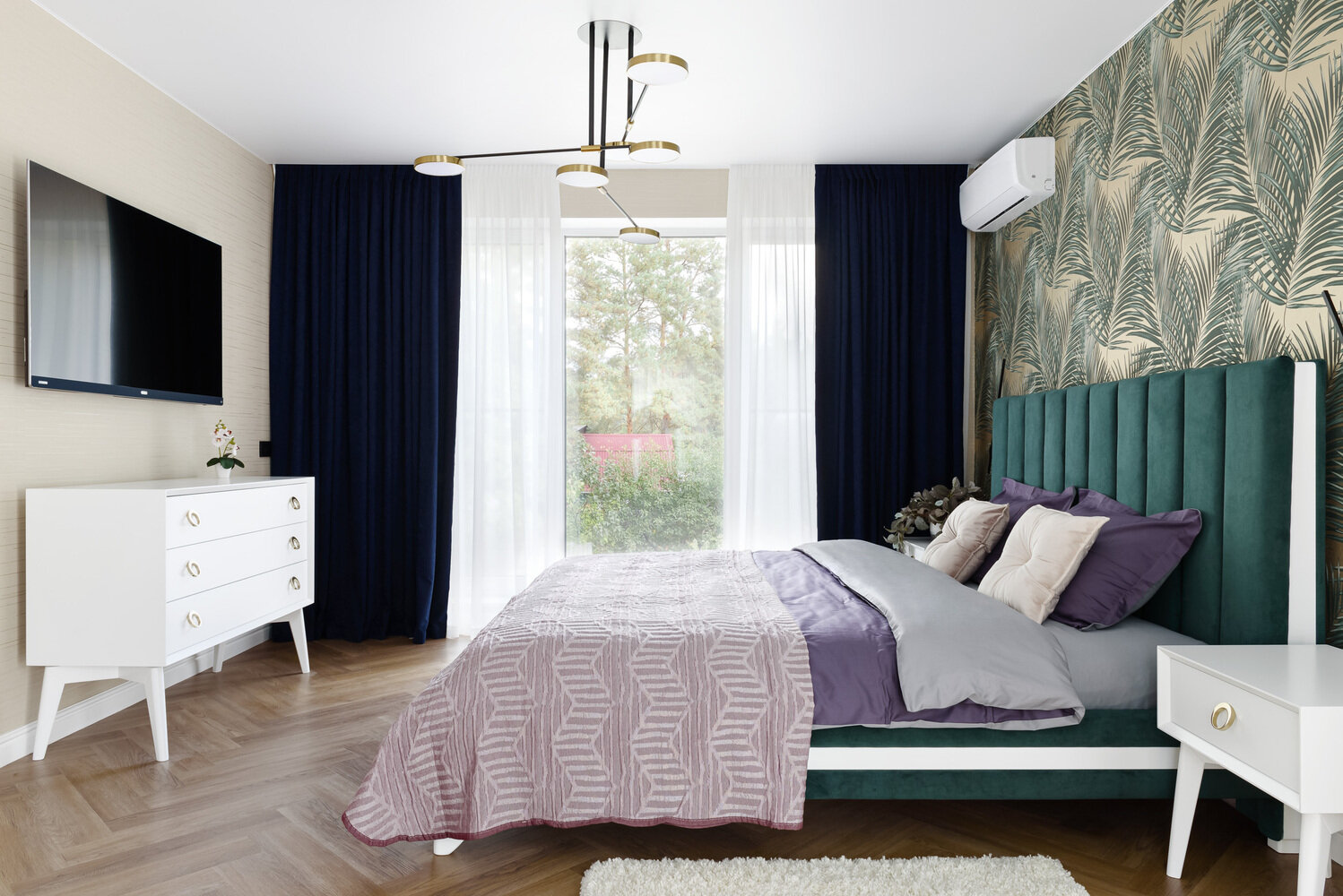 Фотография: Спальня в стиле Современный, Дом, Проект недели, Дом и дача, Пенза, 4 и больше, Более 90 метров, Евгения Тугушева – фото на INMYROOM