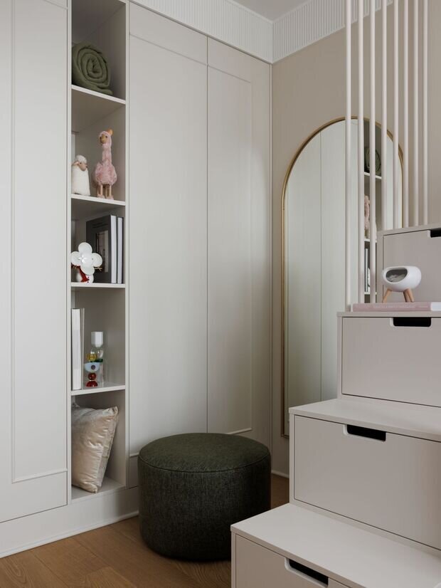 Фотография: Детская в стиле Современный, Квартира, Проект дня, Санкт-Петербург, 3 комнаты, Более 90 метров, Елена Лебедева – фото на INMYROOM