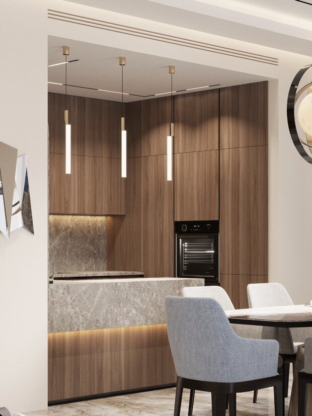 Фото из портфолио Prime Park - 80 кв.м – фотографии дизайна интерьеров на INMYROOM