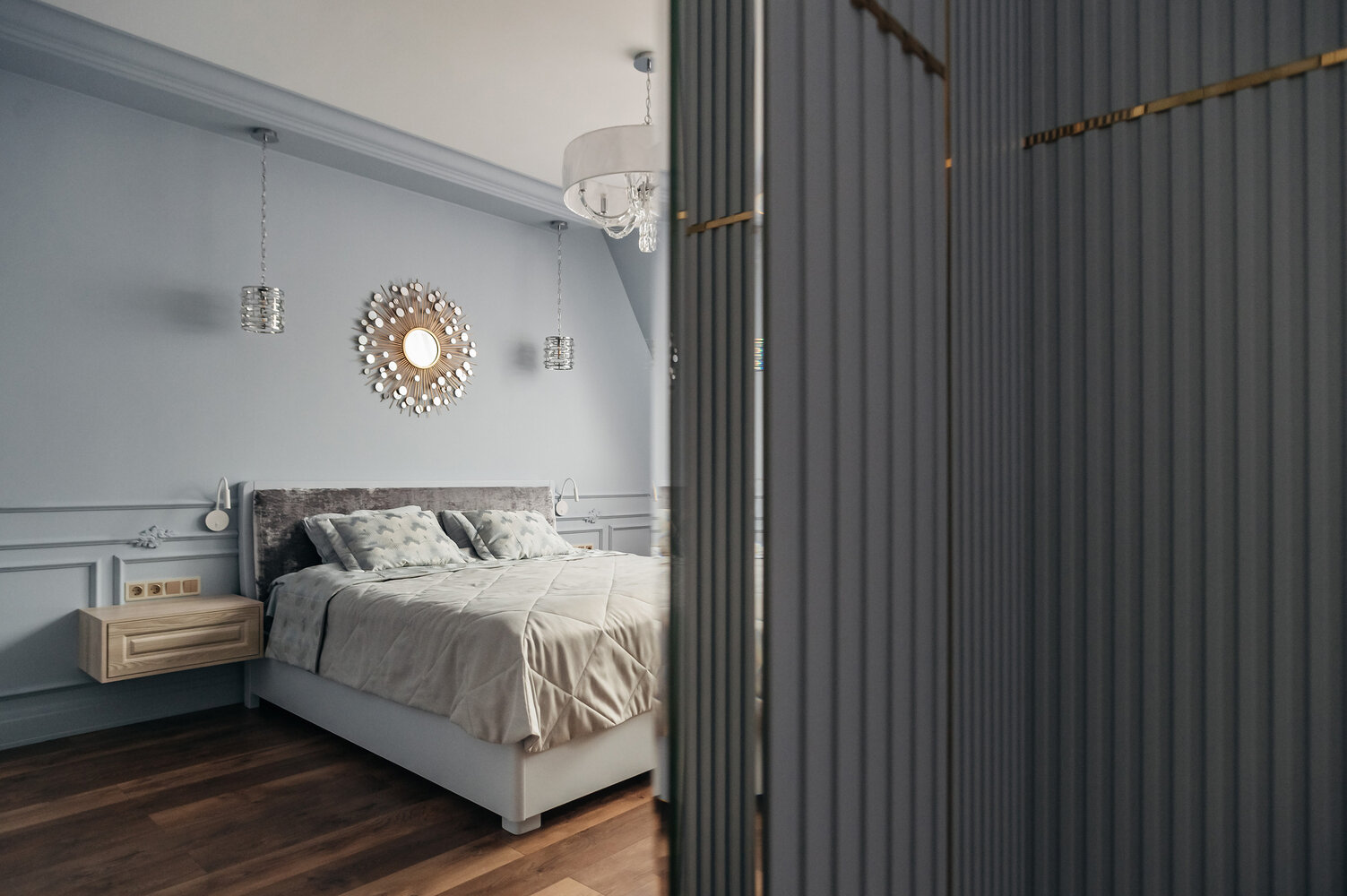 Фотография: Спальня в стиле Современный, Проект дня, Вологда, 4 и больше, Более 90 метров, A.B.Design_studio, Анастасия Баженова – фото на INMYROOM Фотография: Спальня в стиле Современный, Проект дня, Вологда, 4 и больше, Более 90 метров, A.B.Design_studio, Анастасия Баженова – фото на INMYROOM