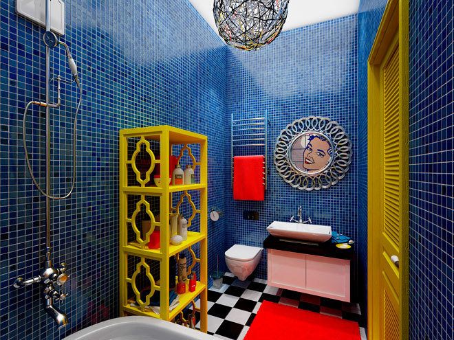 Фото из портфолио Квартира в стиле поп-арт – фотографии дизайна интерьеров на INMYROOM Фото из портфолио Квартира в стиле поп-арт – фотографии дизайна интерьеров на INMYROOM