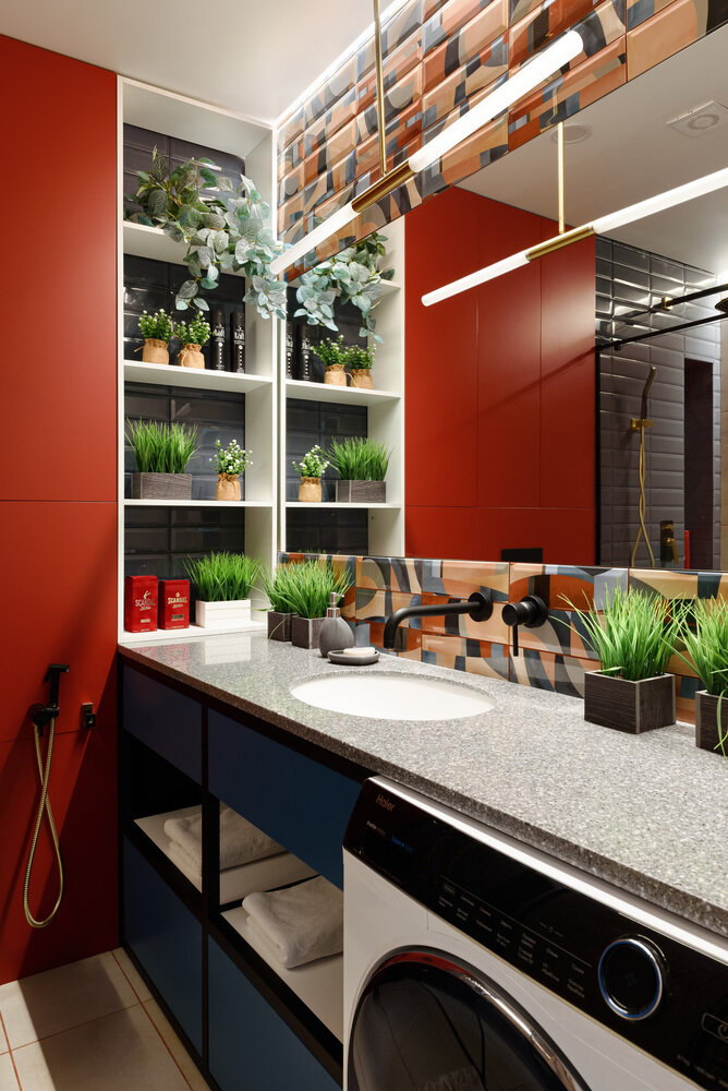 Фотография: Ванная в стиле Современный, Дом, Проект недели, Дом и дача, Пенза, 4 и больше, Более 90 метров, Евгения Тугушева – фото на INMYROOM