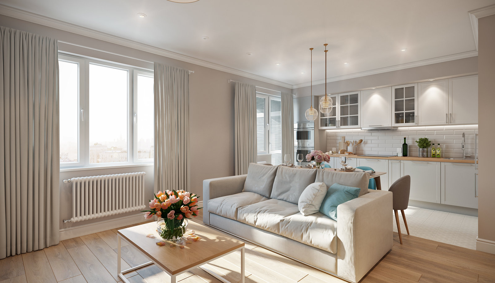 Фотография: Гостиная в стиле Современный, Квартира, Проект недели, Co:Interior, Монолитный дом, 2 комнаты, 60-90 метров, Южно-Сахалинск – фото на INMYROOM Фотография: Гостиная в стиле Современный, Квартира, Проект недели, Co:Interior, Монолитный дом, 2 комнаты, 60-90 метров, Южно-Сахалинск – фото на INMYROOM