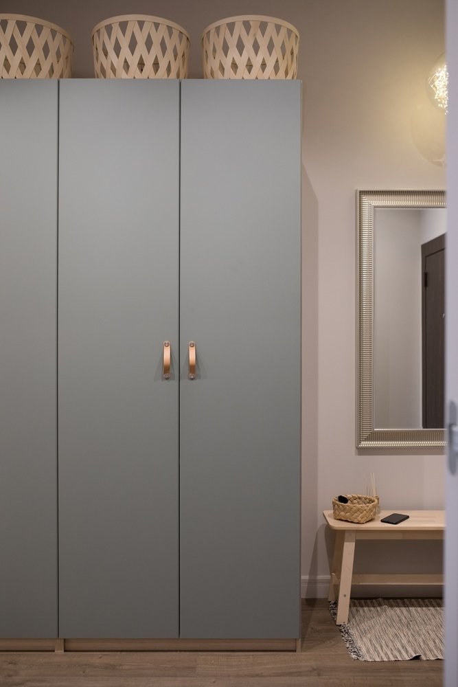 Фотография: Прихожая в стиле Современный, Минимализм, Квартира, Проект недели, Санкт-Петербург, 2 комнаты, 40-60 метров, Ольга Артемова – фото на INMYROOM