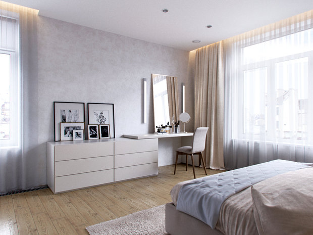 Фото из портфолио Квартира для молодой девушки – фотографии дизайна интерьеров на INMYROOM