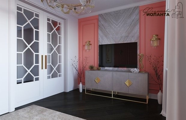 Фото из портфолио ЖК Коралл (гостиная) – фотографии дизайна интерьеров на INMYROOM
