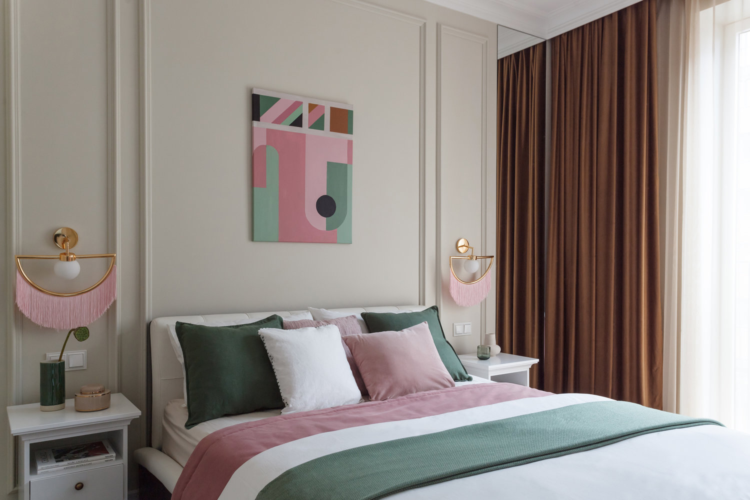 Фотография: Спальня в стиле Классический, Современный, Эклектика, Квартира, Проект недели, Москва, Монолитный дом, 1 комната, до 40 метров, 40-60 метров, Анна Чеснокова – фото на INMYROOM Фотография: Спальня в стиле Классический, Современный, Эклектика, Квартира, Проект недели, Москва, Монолитный дом, 1 комната, до 40 метров, 40-60 метров, Анна Чеснокова – фото на INMYROOM