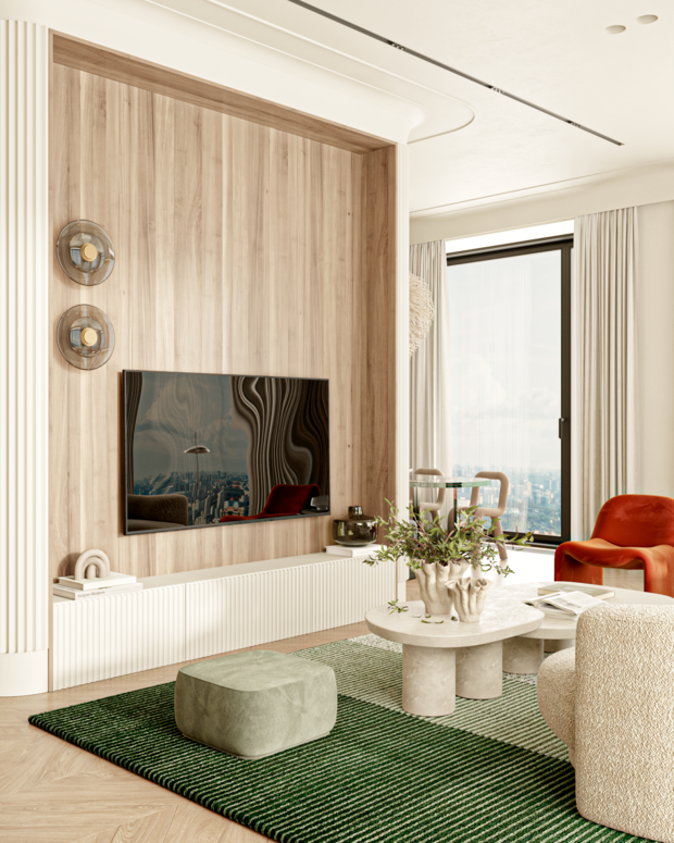 Фото из портфолио Квартира 87 м2  в ЖК Прайм Парк – фотографии дизайна интерьеров на INMYROOM