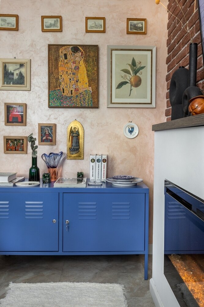 Фотография: Гостиная в стиле Лофт, Современный, Эклектика, Малогабаритная квартира, Квартира, Проект недели, Минск, 2 комнаты, 40-60 метров, Бохо, Галина Бардашевич – фото на INMYROOM