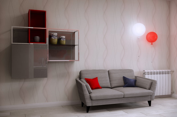 Фото из портфолио Стеклоблоки и шарики – фотографии дизайна интерьеров на INMYROOM