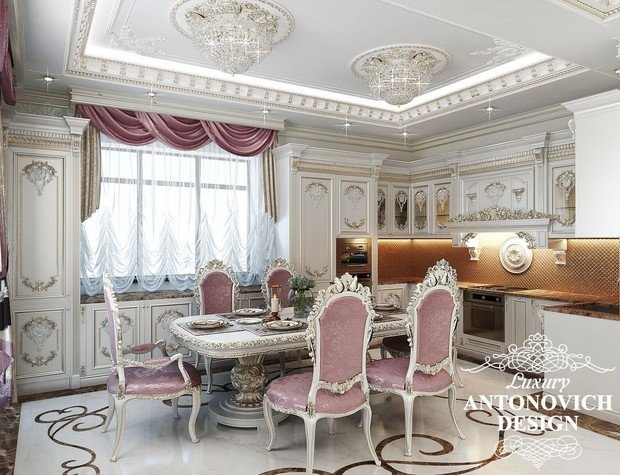Фото из портфолио Современные аристократы выбирают классику от Luxury Antonovich Design – фотографии дизайна интерьеров на InMyRoom.ru