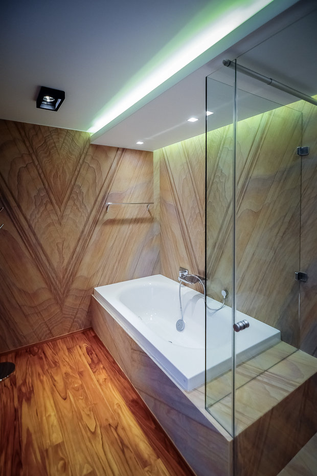 Фото из портфолио Тёплый минимализм – фотографии дизайна интерьеров на INMYROOM