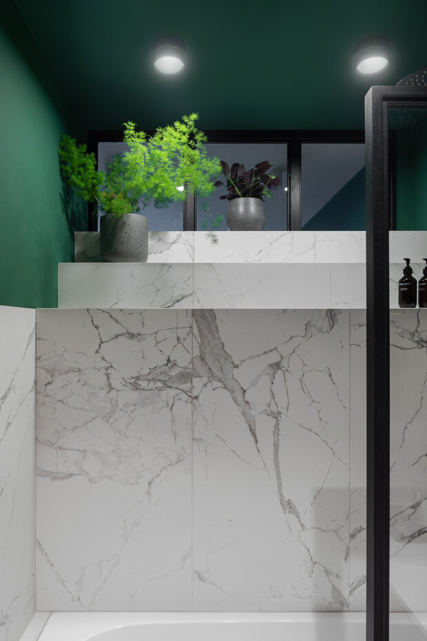 Фотография: Ванная в стиле Современный, Квартира, Проект дня, Москва, 3 комнаты, 60-90 метров, Андрей Свиридов, Наташа Орехова – фото на INMYROOM