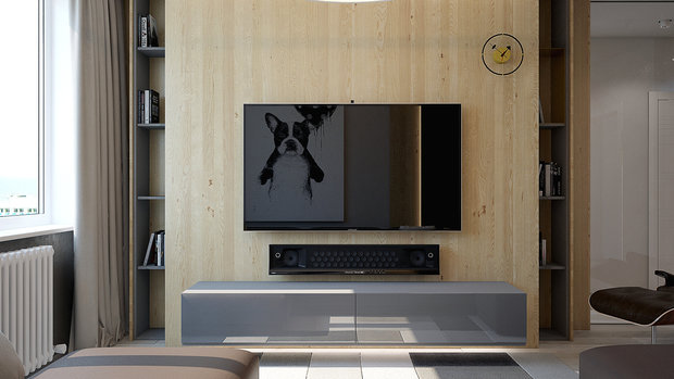 Фото из портфолио квартира в мягком современном стиле  – фотографии дизайна интерьеров на INMYROOM