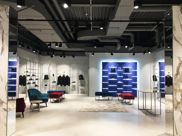 Фото из портфолио Дизайн-проект магазина «a.testoni» тц Крокус Сити Молл. – фотографии дизайна интерьеров на INMYROOM