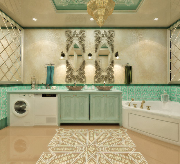 Фотография: Ванная в стиле Восточный – фото на InMyRoom.ru