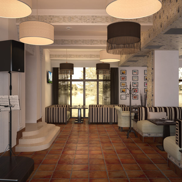 Фото из портфолио Ресторанная визуализация – фотографии дизайна интерьеров на INMYROOM