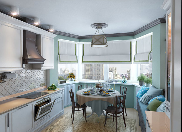 Фото из портфолио Кухня в квартире серии 44 Т – фотографии дизайна интерьеров на INMYROOM