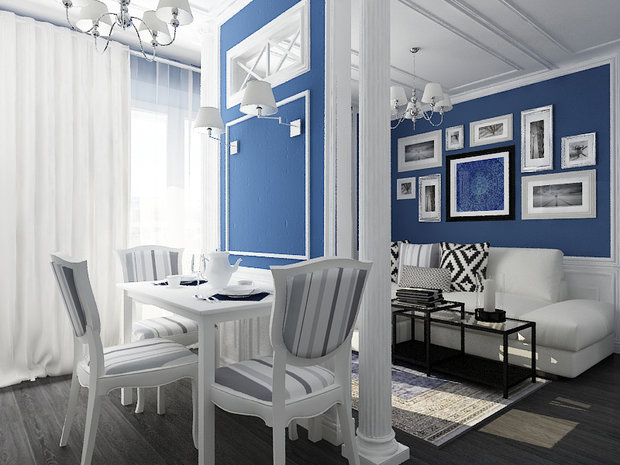 Фото из портфолио Гжель – фотографии дизайна интерьеров на INMYROOM