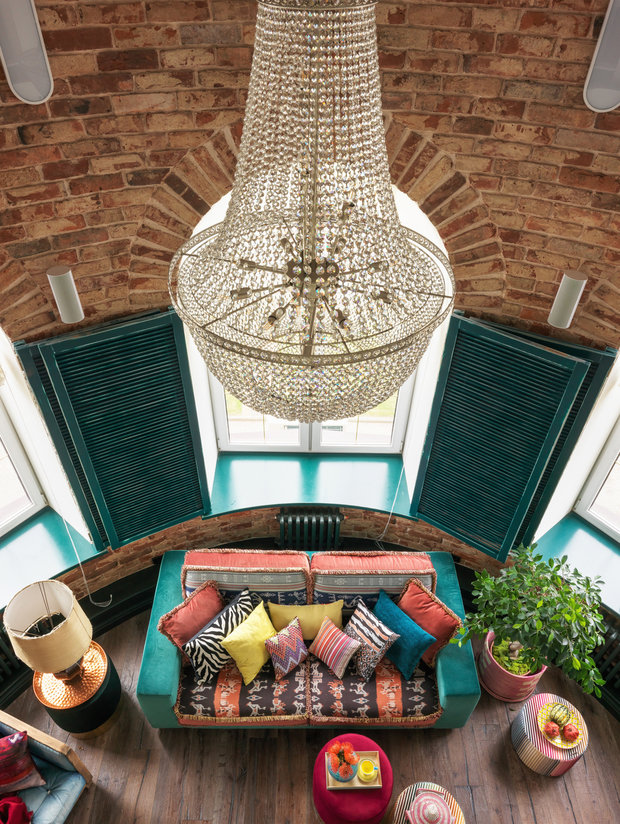 Фотография: Гостиная в стиле Восточный, Эклектика, Малогабаритная квартира – фото на INMYROOM