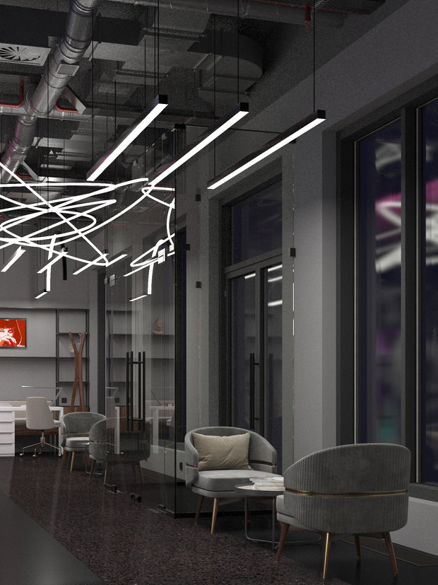 Фото из портфолио Барбершоп и Салон красоты Black Rabbit 140 кв.м. г. Москва – фотографии дизайна интерьеров на INMYROOM