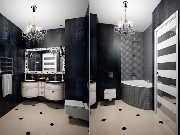 Фото из портфолио Квартира в красных тонах – фотографии дизайна интерьеров на INMYROOM
