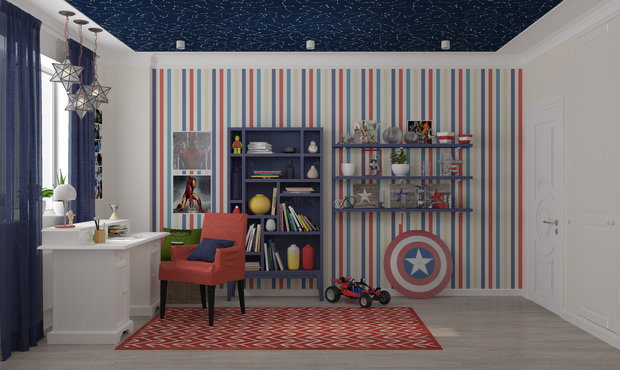Фото из портфолио Детская "Heroes" – фотографии дизайна интерьеров на INMYROOM