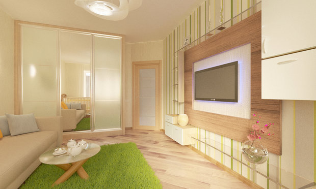 Фото из портфолио Зеленая лужайка – фотографии дизайна интерьеров на INMYROOM