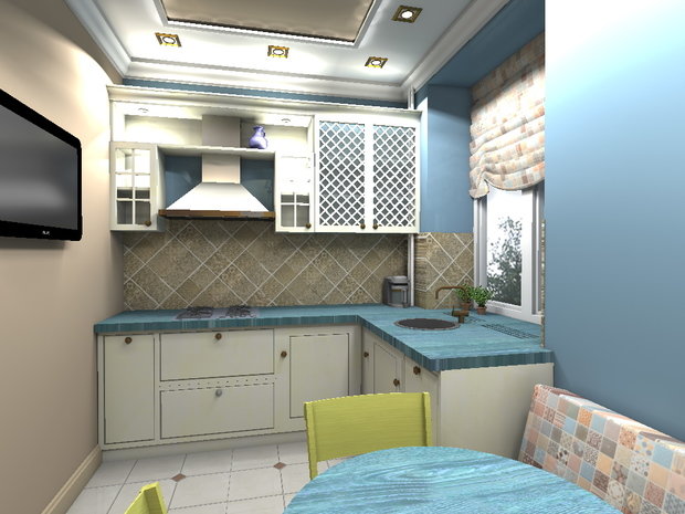 Фотография: Кухня и столовая в стиле Прованс и Кантри – фото на INMYROOM