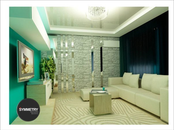Фото из портфолио проект цвета Т.tiffany – фотографии дизайна интерьеров на InMyRoom.ru