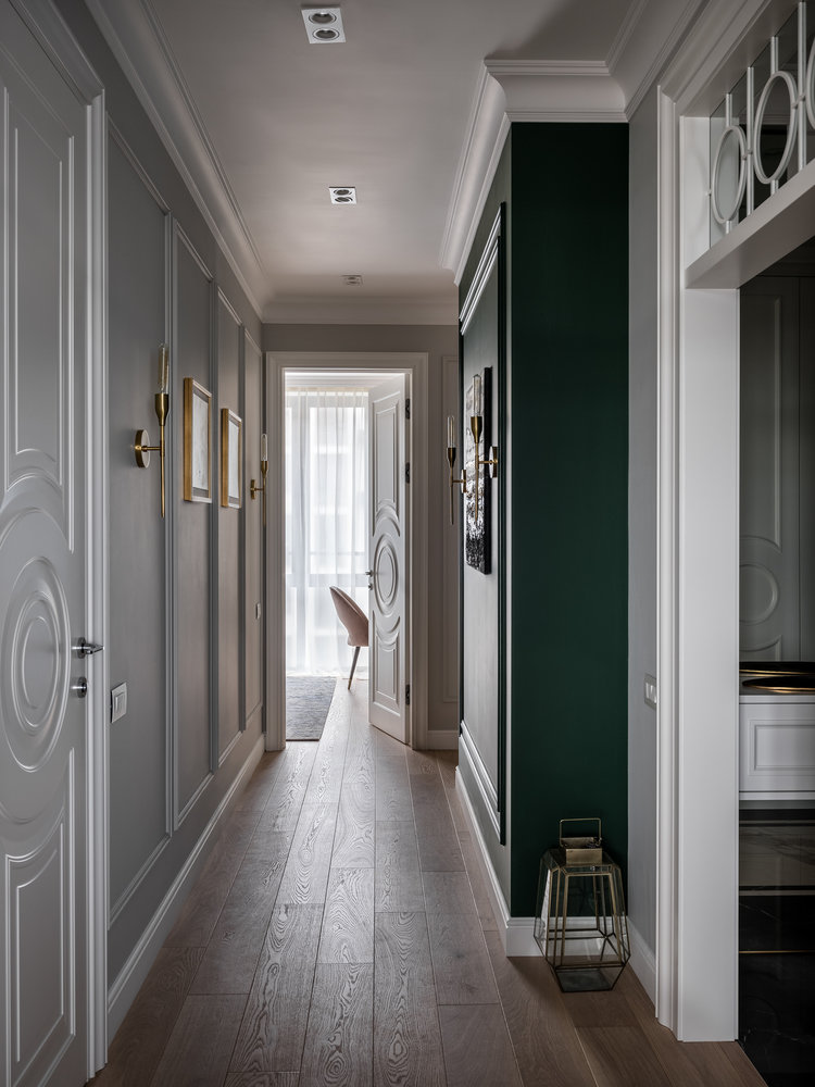 Фотография: Прихожая в стиле Классический, Современный, Квартира, Проект дня, Одинцово, Мария Рублева, 3 комнаты, Более 90 метров, Эксклюзивные проекты – фото на INMYROOM