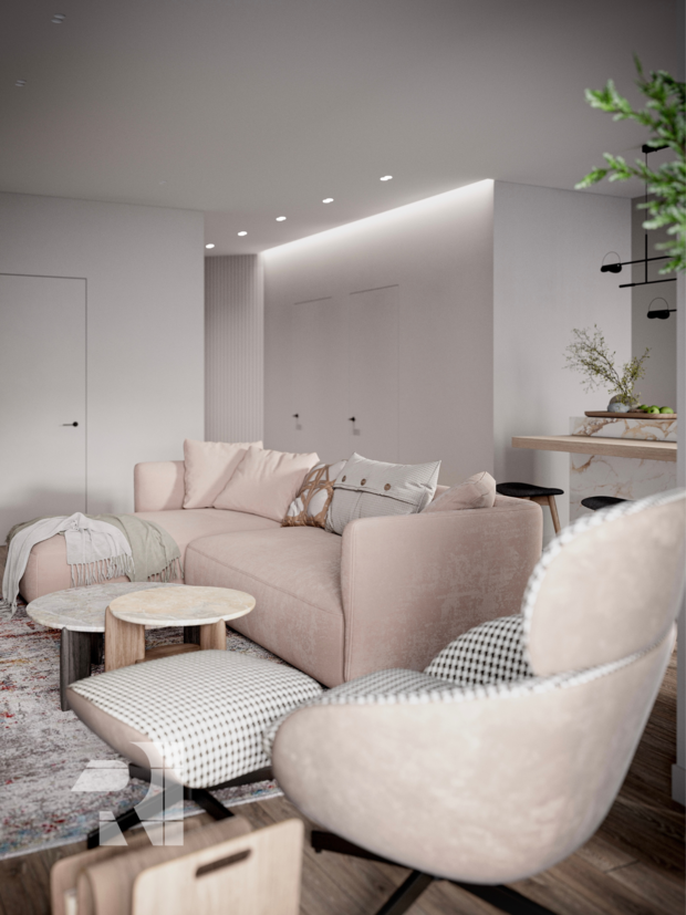 Фото из портфолио Квартира в стиле Джапанди – фотографии дизайна интерьеров на INMYROOM