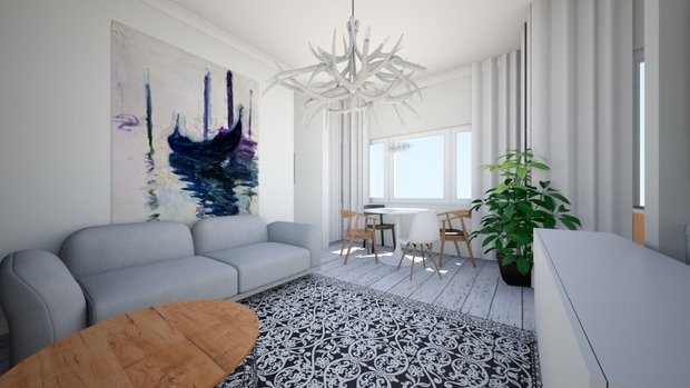 Фотография: Гостиная в стиле Скандинавский – фото на INMYROOM