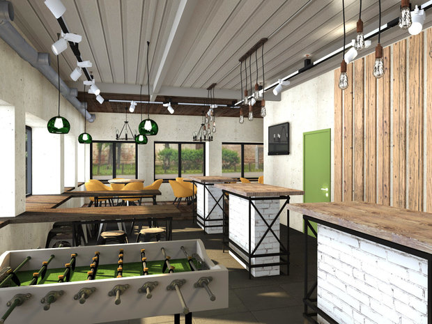 Фото из портфолио Бар-магазин "Зеленая зона", Москва, 2016г – фотографии дизайна интерьеров на INMYROOM